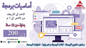 اساسيات برمجة